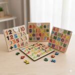 Pack Of 4 Capital English Word , Small English Words , Numbers And Urdu Alphabets