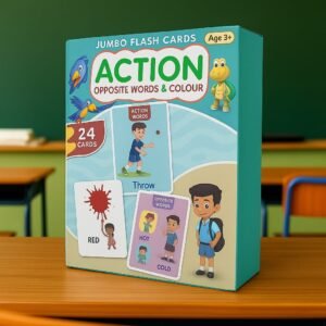 Actions, Opposite Words & Colors ā Big 24 Flash Cards Set