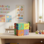 Urdu Huroof e Tehji EVA Foamic Puzzle Mats for Kids (7.5 x 10 cm)