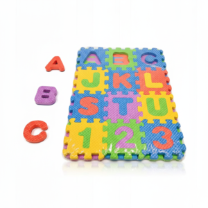 ABC Toy Block Mat Alphabets and Numbers Early Learning Toy