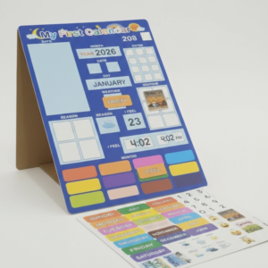 My First Calendar for Kids – Daily Learning & Routine Board