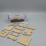 A to Z complete Alphabet Kids Wooden Drawing Stencils