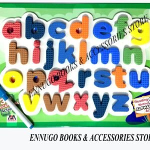 Double-Sided Kids Educational Whiteboard & 3D Foam Puzzle Set (Alphabets, Numbers, Shapes & Math)