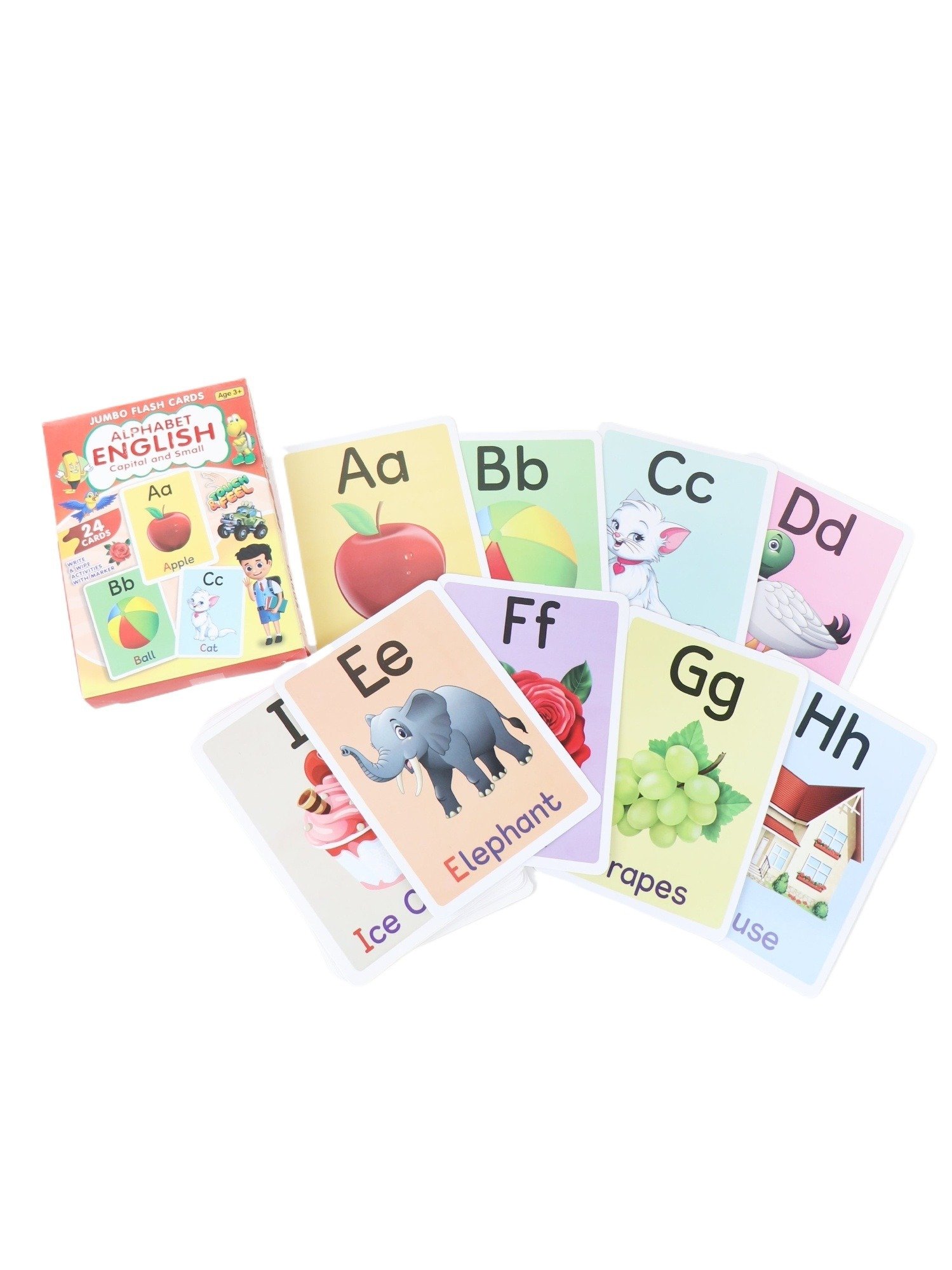 English Alphabets Jumbo Flash Cards - Image 3