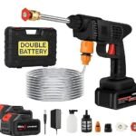 High Pressure Washer Gun with Extension Wand & 5 Nozzle Tips - 4000 PSI Power Washer Spray Gun for Car Wash & Home Cleaning - Universal M22 Connector