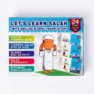 Let's Learn Salah Flash Cards for Kids (24 Pack)