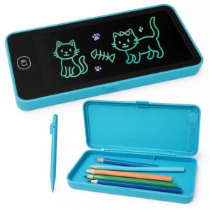 LCD Writing Tablet Drawing Pad for Kids with Stylus – Reusable Digital Writing & Drawing Board (Random Color)